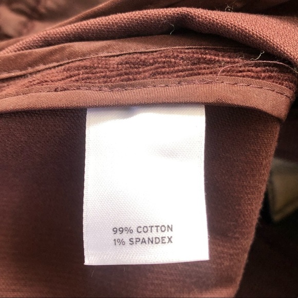 Halogen Burgundy Wine Cotton Corduroy Classic Single Button Fitted Blazer XL - Picture 6 of 7